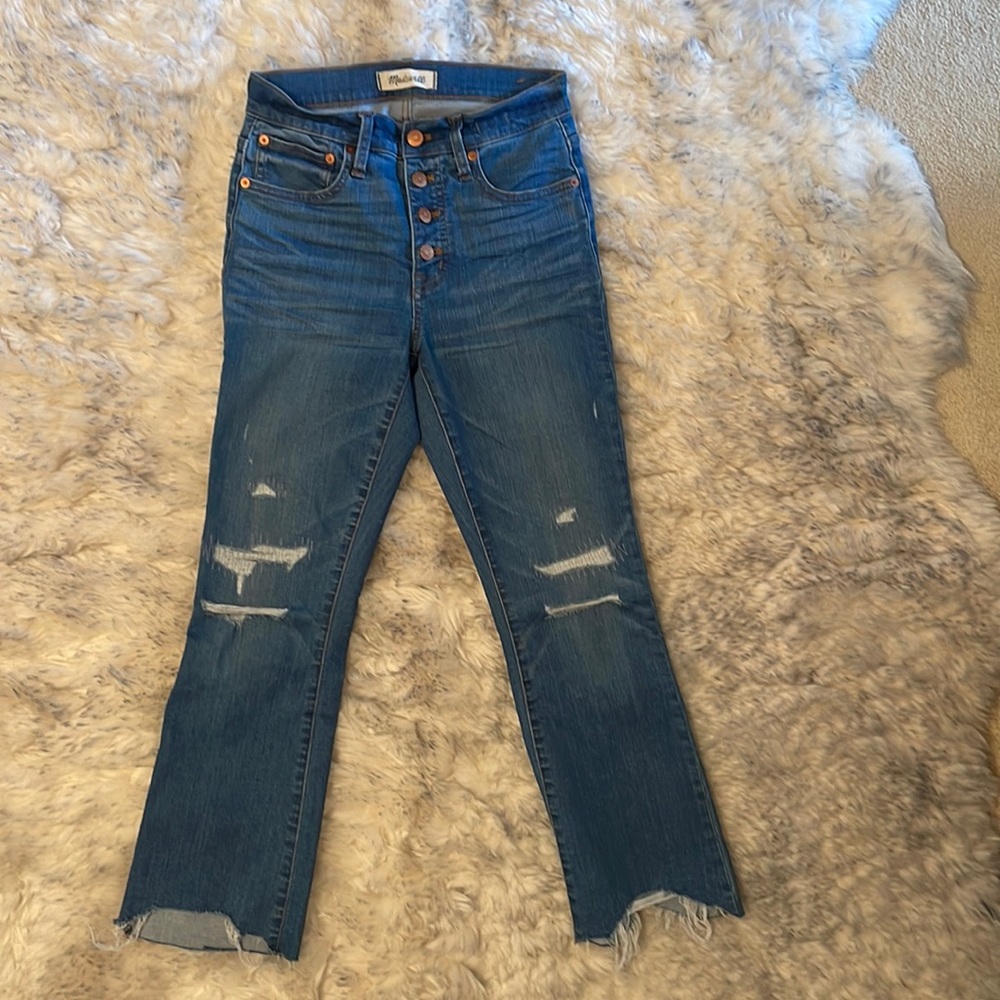 Madewell “Cali Bootcut” Jean | button front | gently used